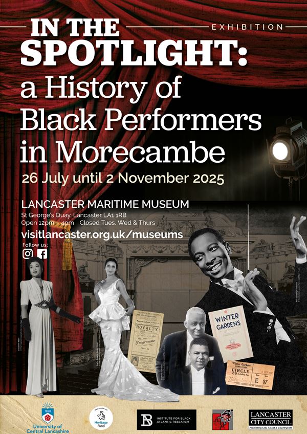 poster with same info as this page and photos of early 20th century black singers and other performers